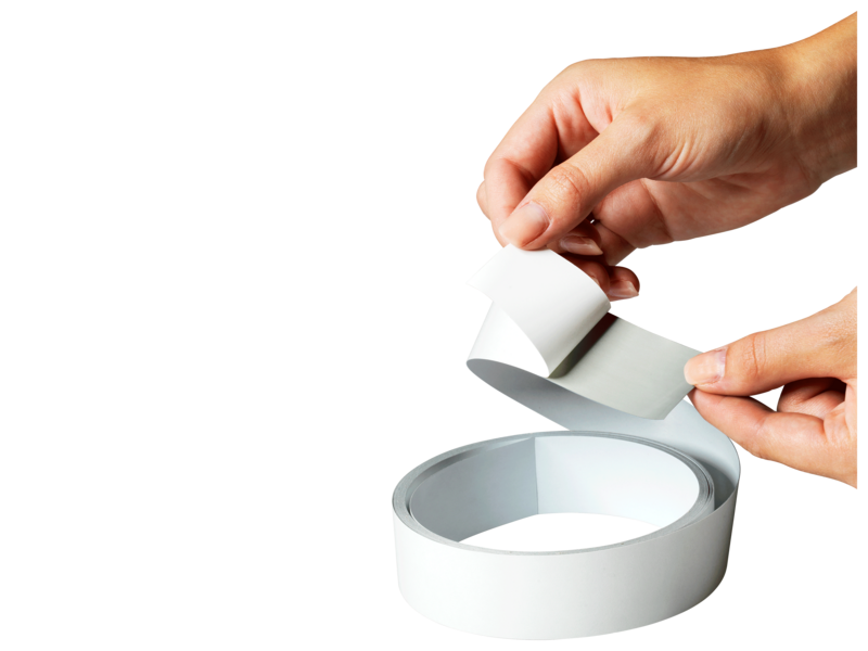 Ferromagnetischer Haftuntergrund schmal