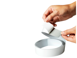 Ferromagnetischer Haftuntergrund schmal