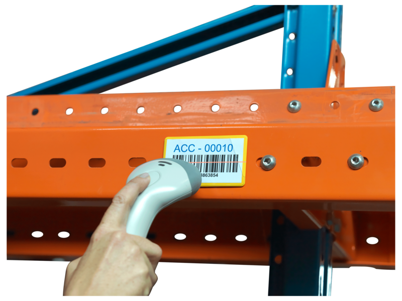 Magnetischer Etikettenhalter für barcode scanner