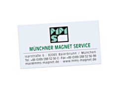 MMS magnetische Visitenkarte