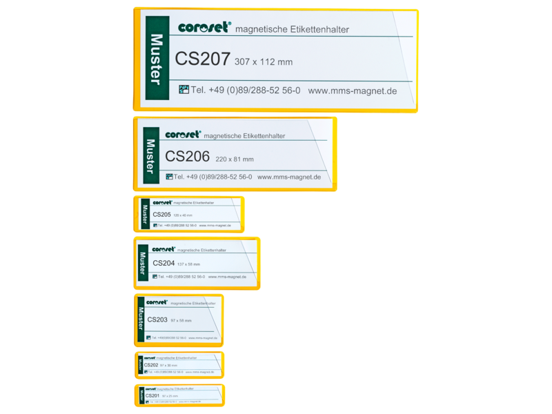 Magnetische Einsteckhüllen